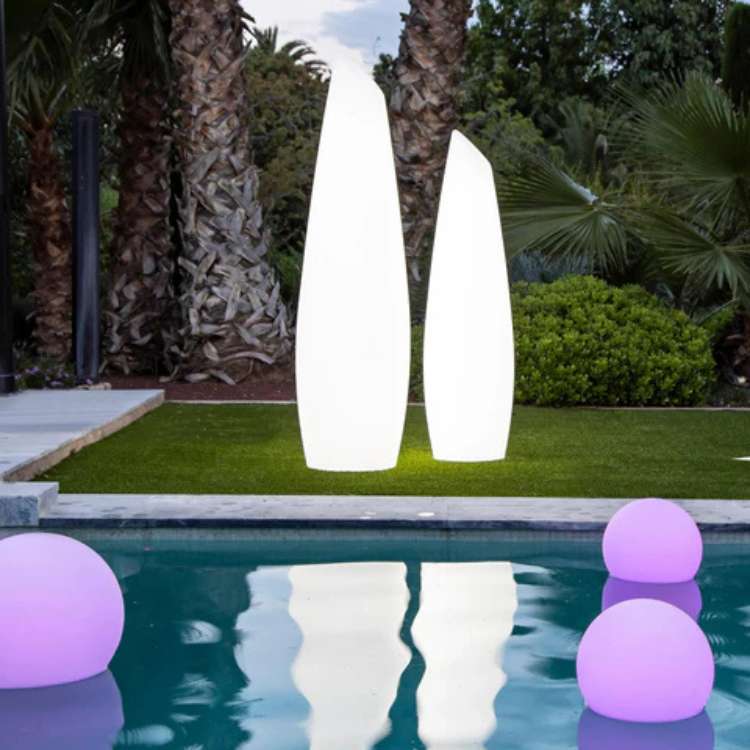 Luz de Jardín Esférica Iluminada Ecológica