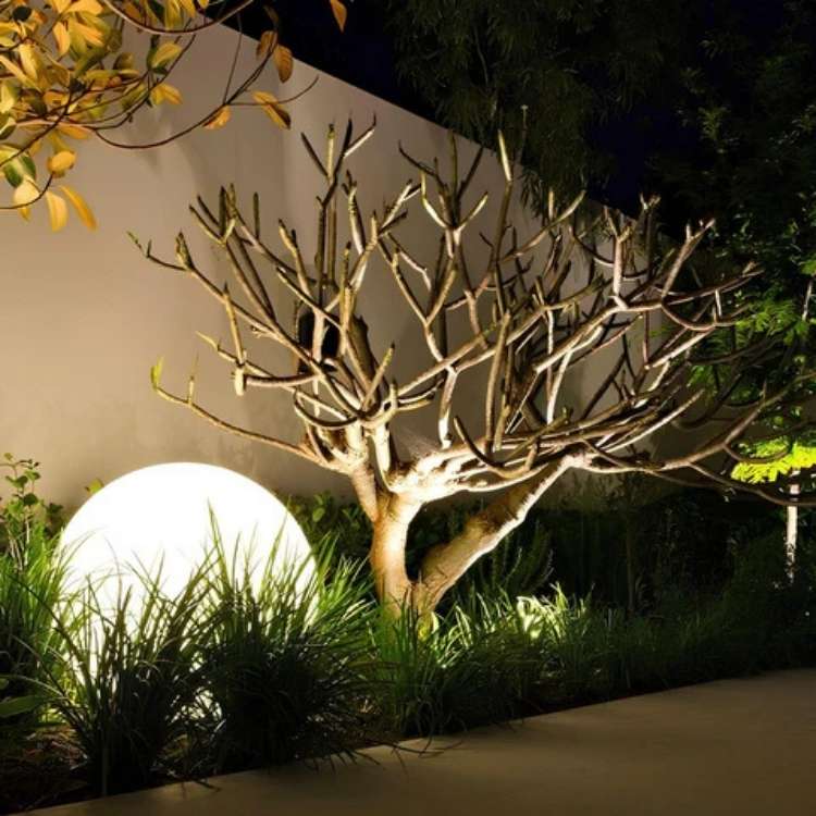 Luz de Jardín Esférica Iluminada Ecológica