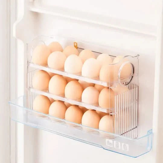 Organizador de huevos para el frigorífico con distribución fácil