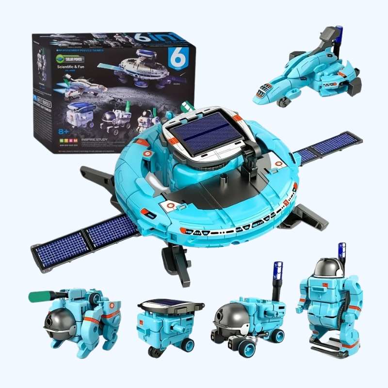 STEM Robot Solar 6-en-1 - Educativo e Innovador