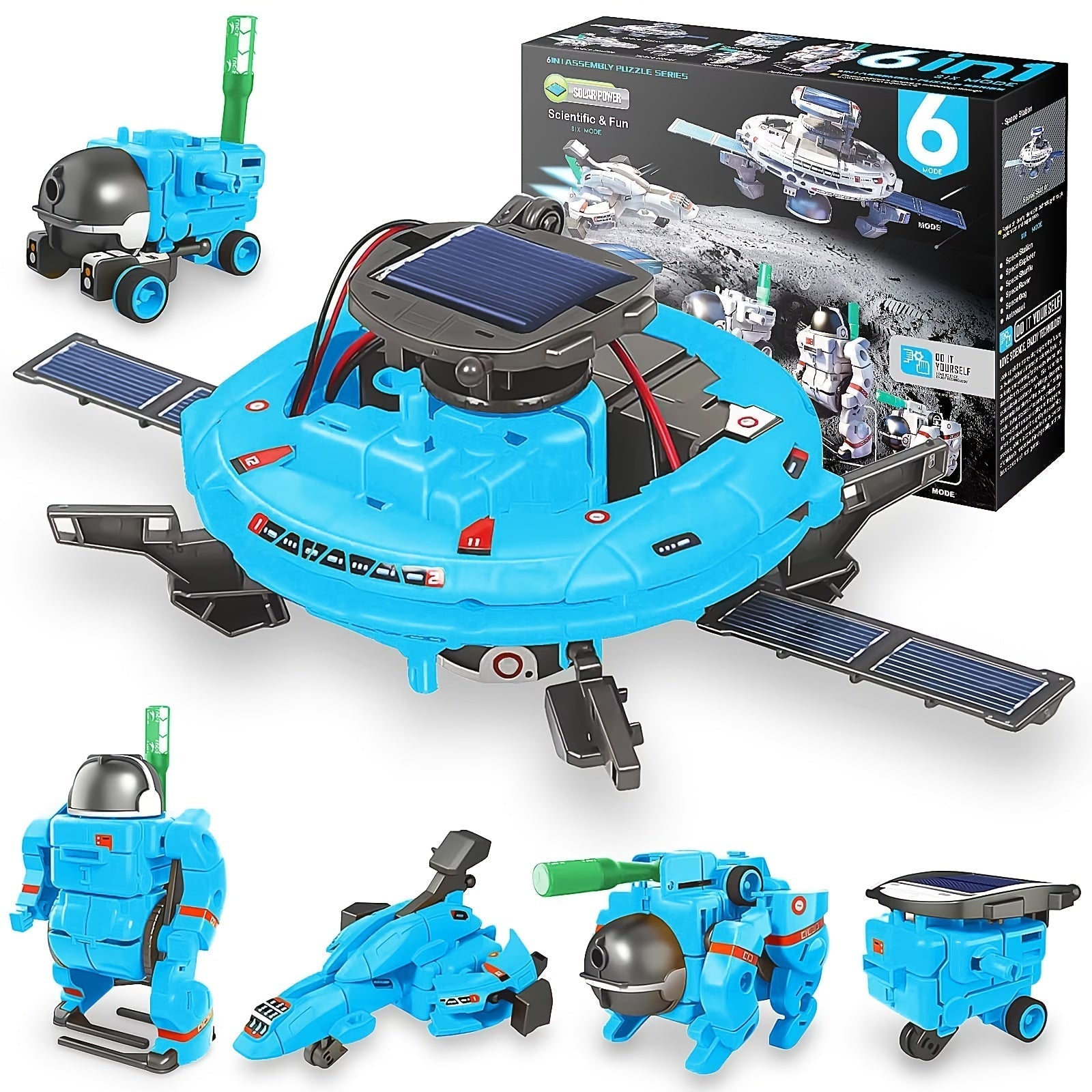 STEM Robot Solar 6-en-1 - Educativo e Innovador