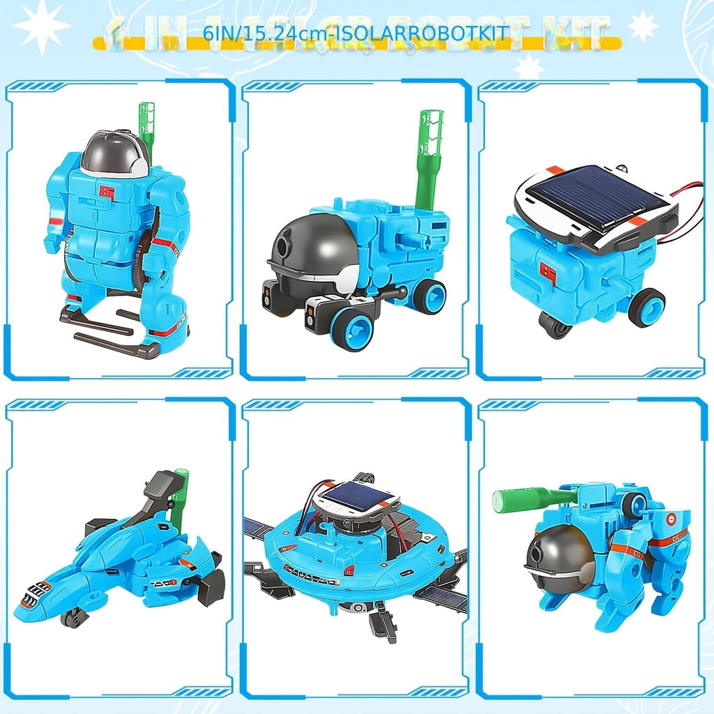 STEM Robot Solar 6-en-1 - Educativo e Innovador