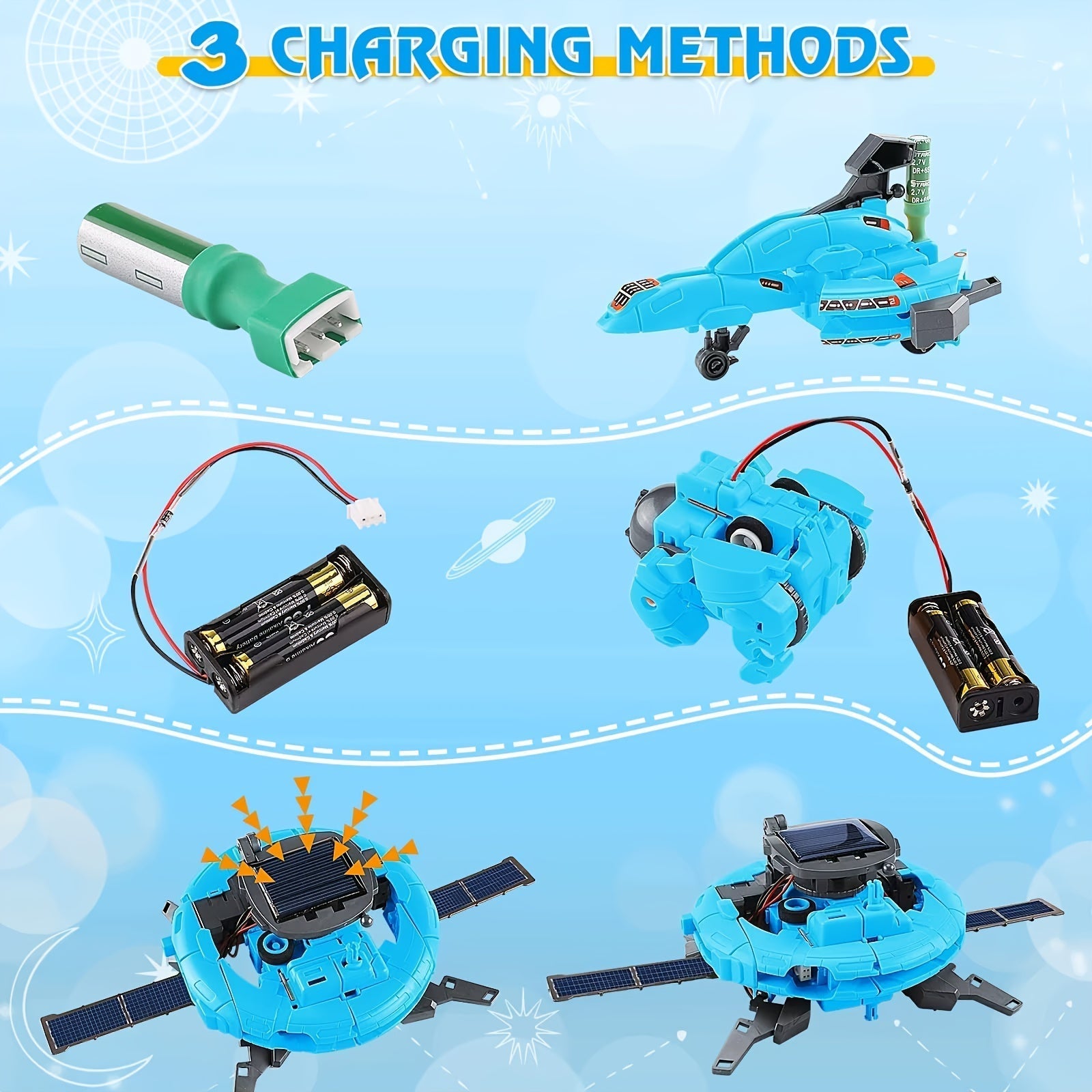 STEM Robot Solar 6-en-1 - Educativo e Innovador