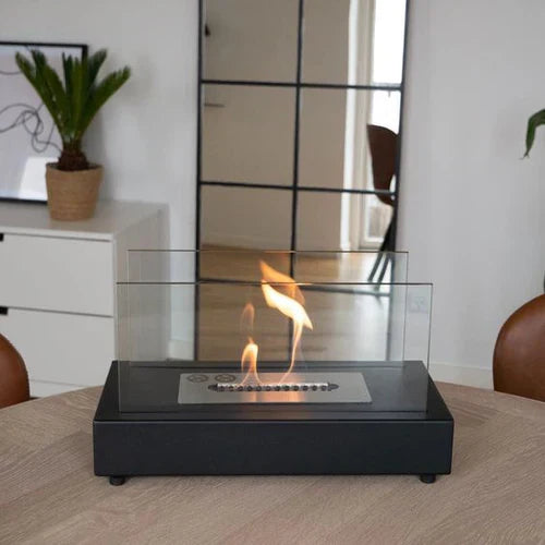 FireLuxe – Plataforma de chimenea moderna con diseño elegante para el hogar