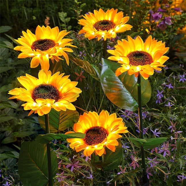SunGlow — Lámparas de girasol solar | 50% DESCUENTO