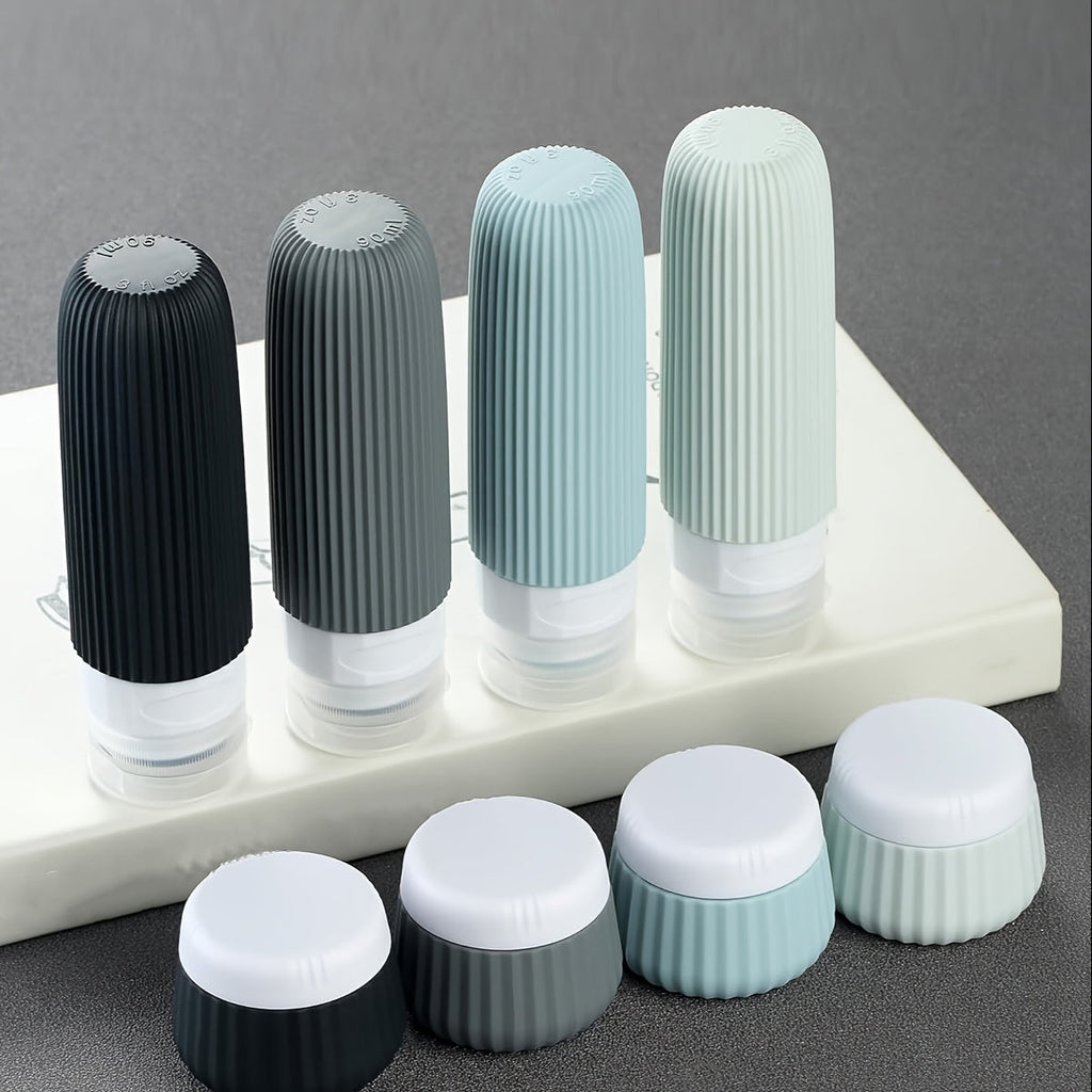 Set de Botellas de Viaje Prácticas – Seguras y Convenientes para Viajar