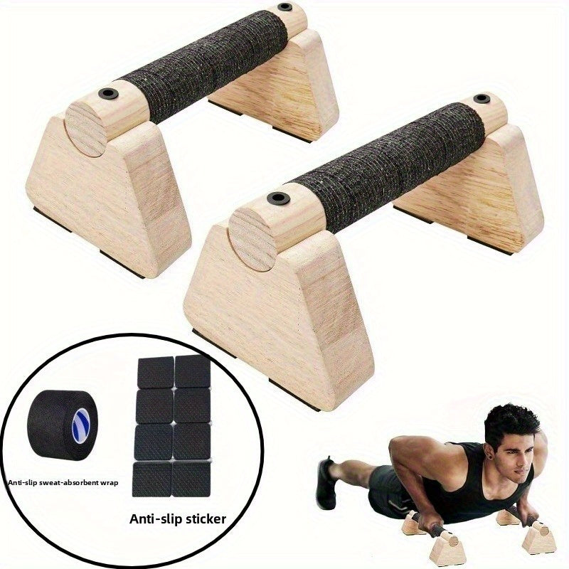 BARRAS PARELLA – Barras de Madera para Flexiones Paralelas para un Entrenamiento de Fuerza Estable en Casa
