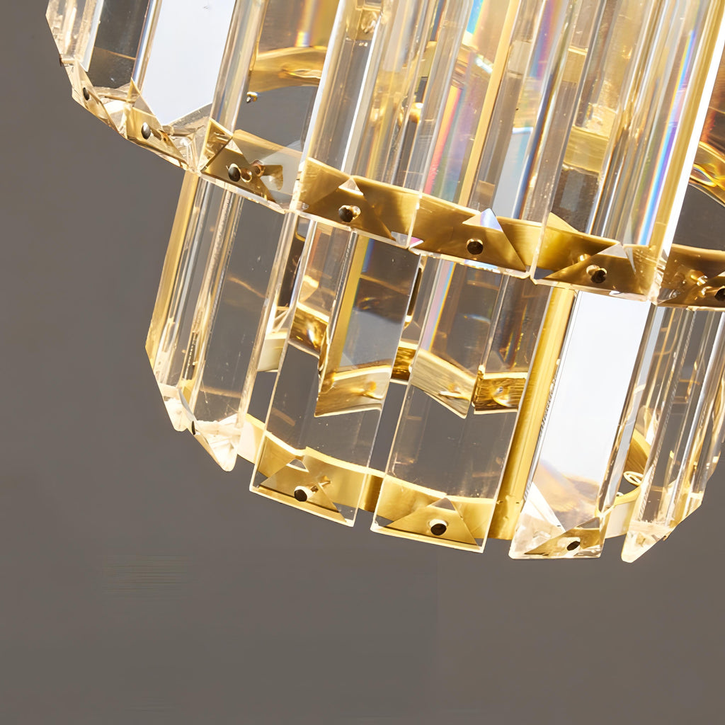 Lámpara Colgante de Techo de Cristal Elegante
