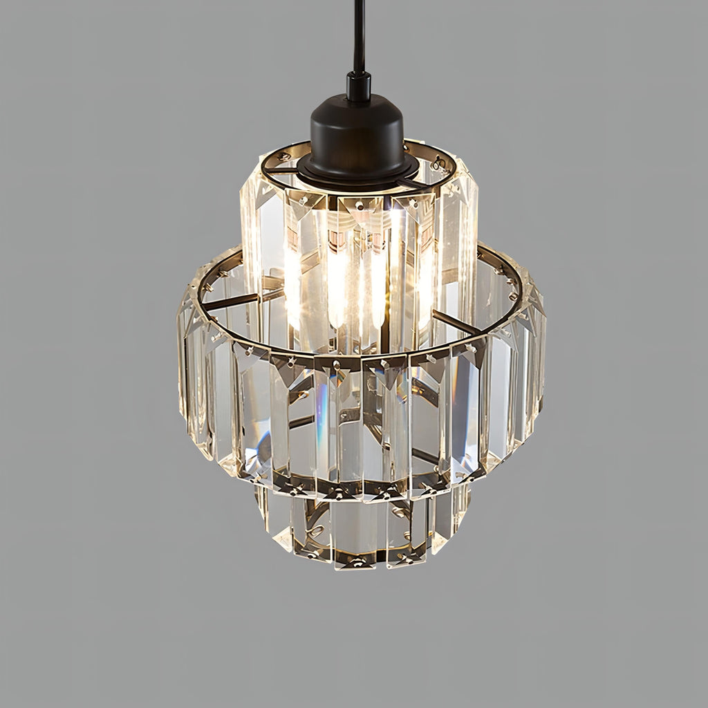 Lámpara Colgante de Techo de Cristal Elegante