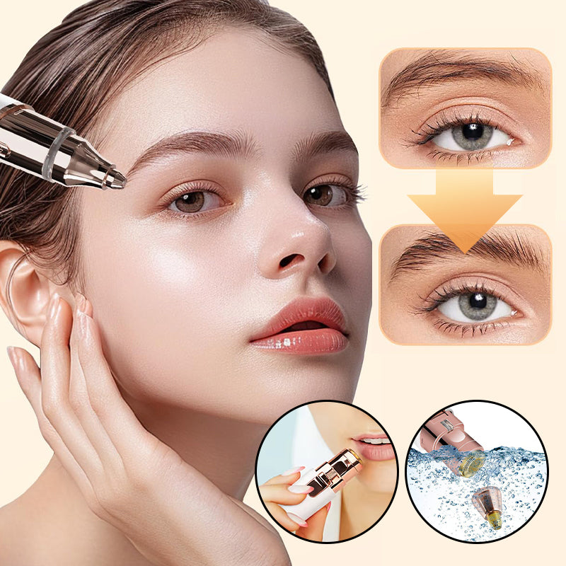 Recortadora de Cejas Eléctrica 2-en-1 para Mujeres