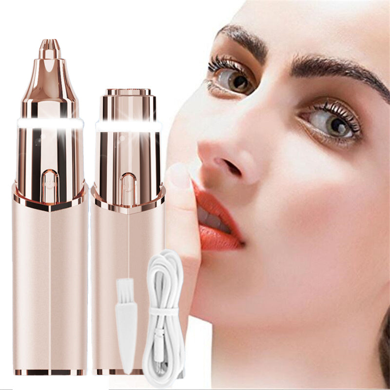 Recortadora de Cejas Eléctrica 2-en-1 para Mujeres