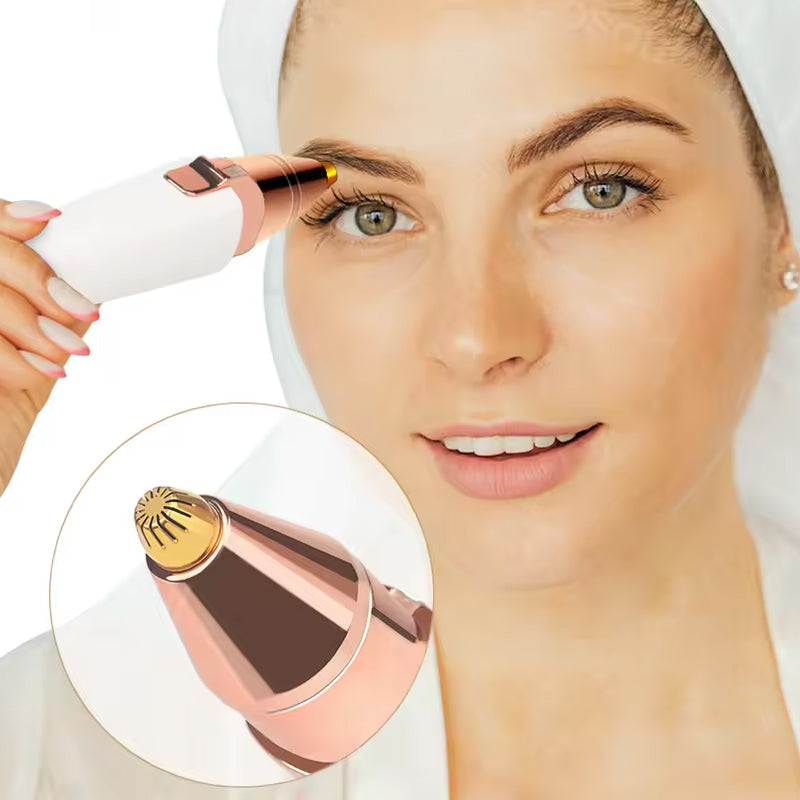 Recortadora de Cejas Eléctrica 2-en-1 para Mujeres