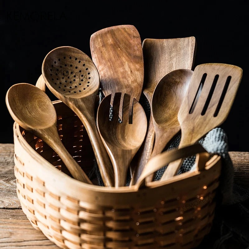 Juego de Utensilios de Cocina Elegante para Cocinar a Diario