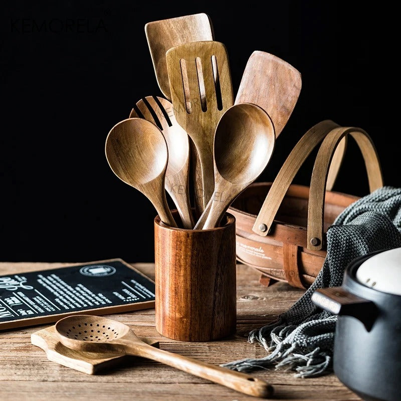 Juego de Utensilios de Cocina Elegante para Cocinar a Diario