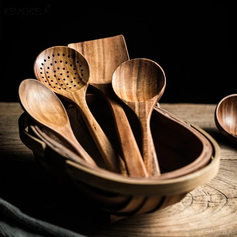 Juego de Utensilios de Cocina Elegante para Cocinar a Diario