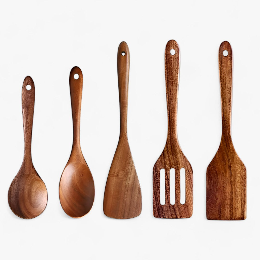 Juego de Utensilios de Cocina Elegante para Cocinar a Diario