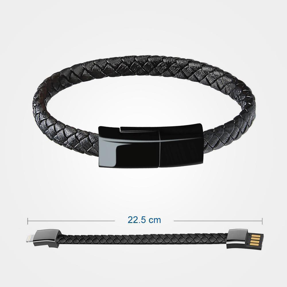 Pulsera Práctica con Cable de Carga para Electrónica