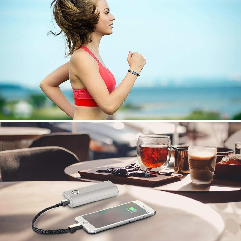 Pulsera Práctica con Cable de Carga para Electrónica