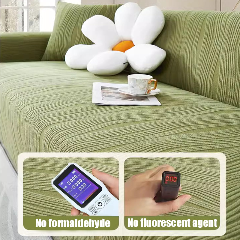 Funda de Sofá de Jacquard Premium - Antirayaduras y Elástica