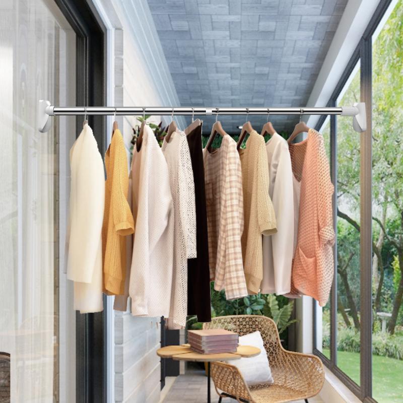 Varilla telescópica ajustable para almacenamiento de ropa