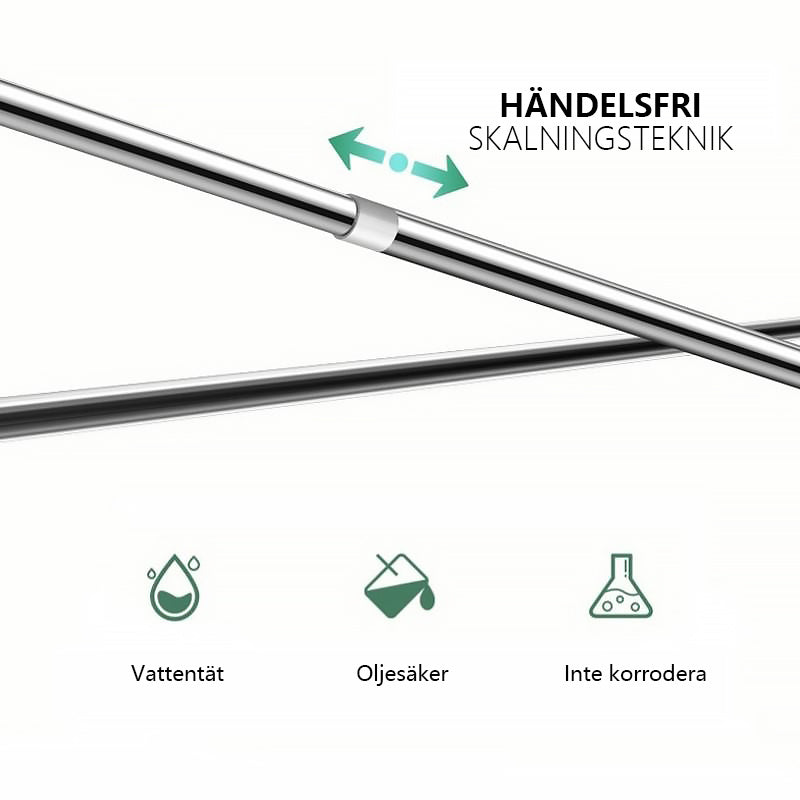 Varilla telescópica ajustable para almacenamiento de ropa