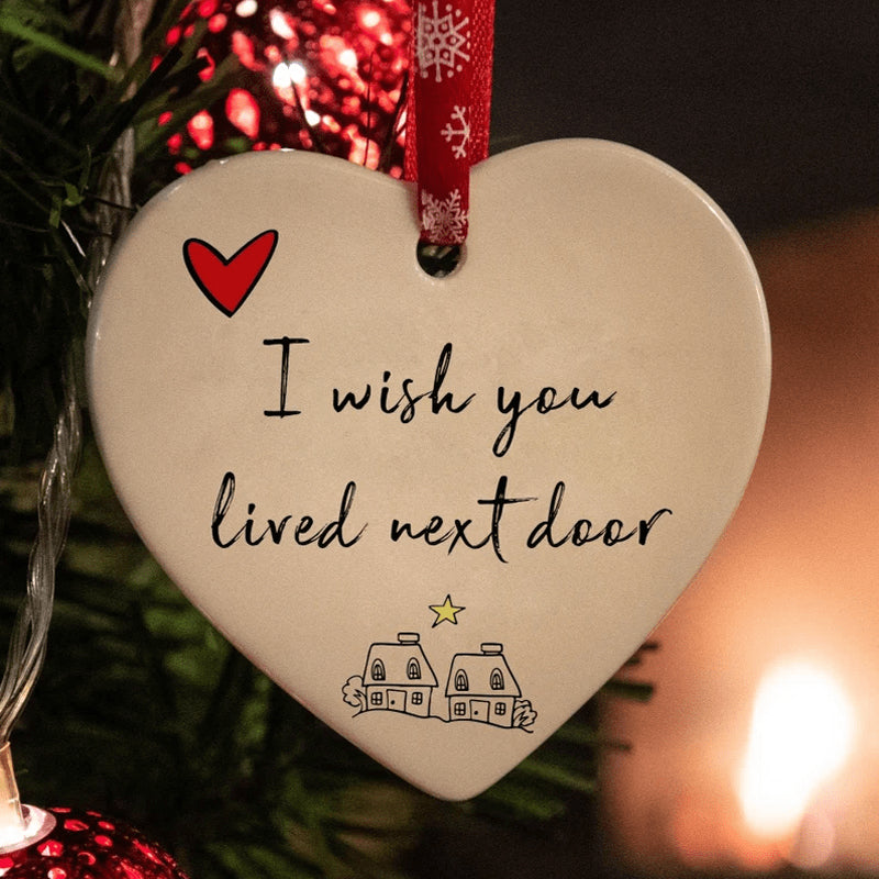 Adorno de Corazón Cerámico - Decoración Colgante | Regalo Perfecto