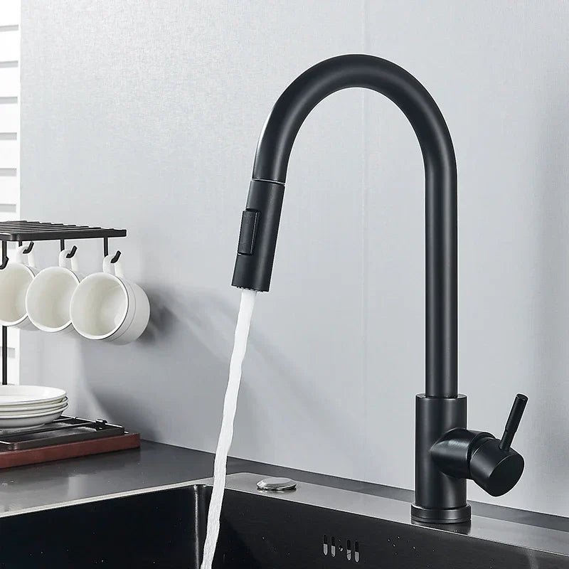 Grifo de Cocina con Rotación de 360° - Diseño Elegante