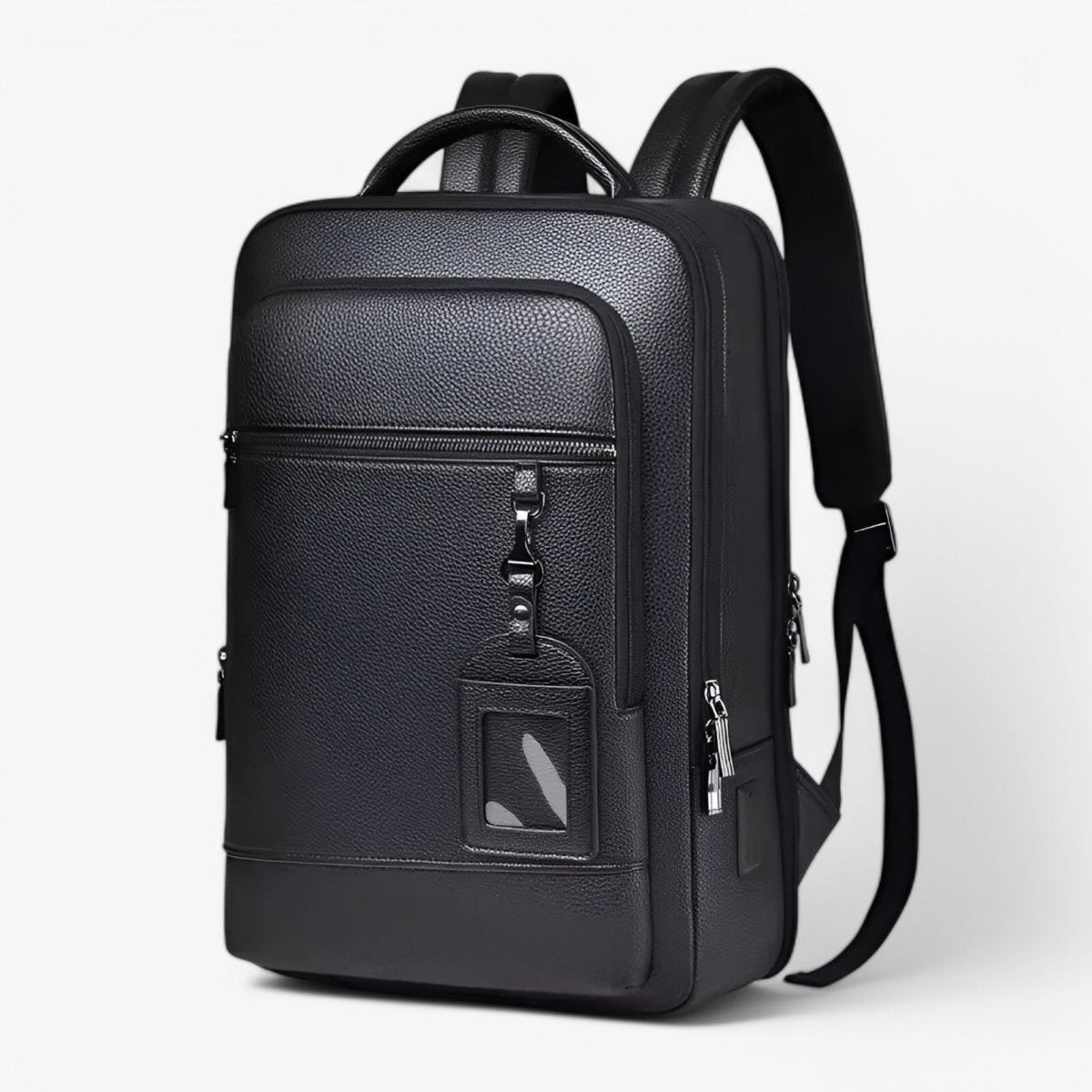 BowLift | EXECUTREK – Mochila de Cuero Elegante para Laptop con Puerto USB