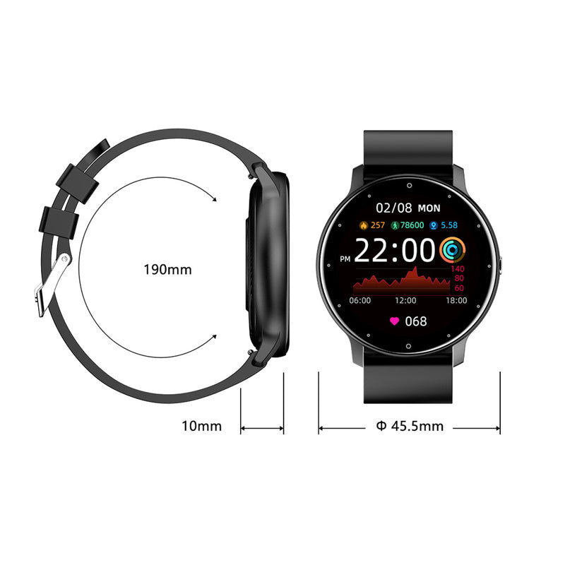 Reloj inteligente versátil para hombres y mujeres – Impermeable y Funcional