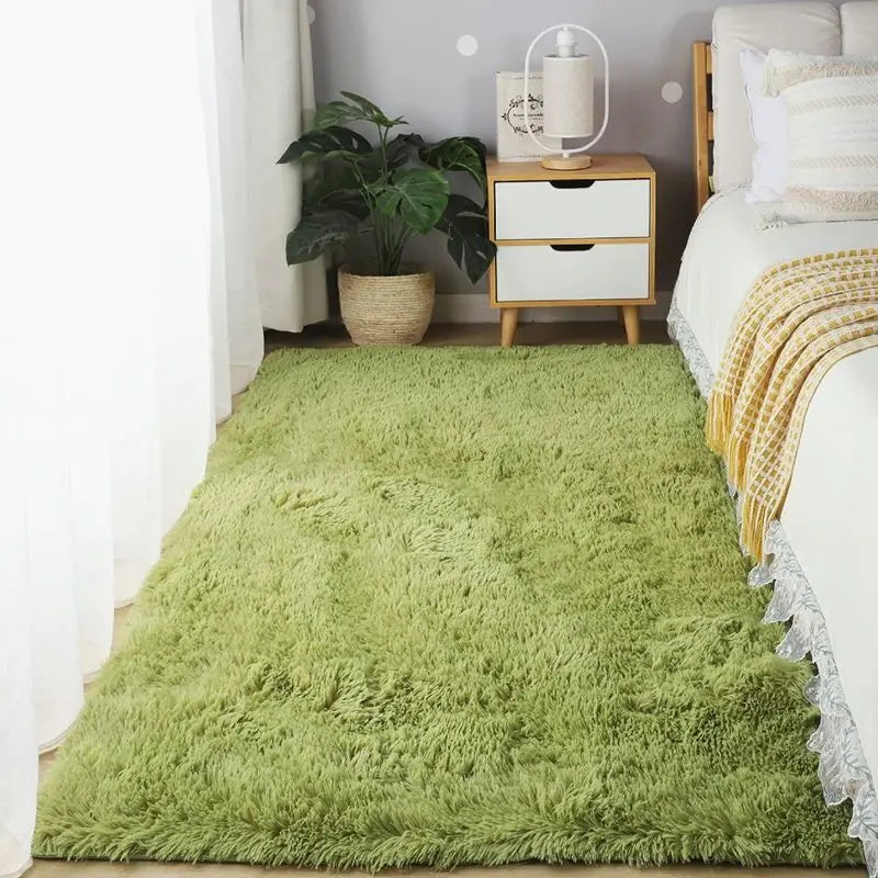 Elegante Alfombra Redonda Antideslizante Ultra Suave y Esponjosa para el Hogar