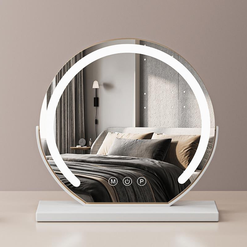 Espejo de Maquillaje LED Inteligente con Control Táctil