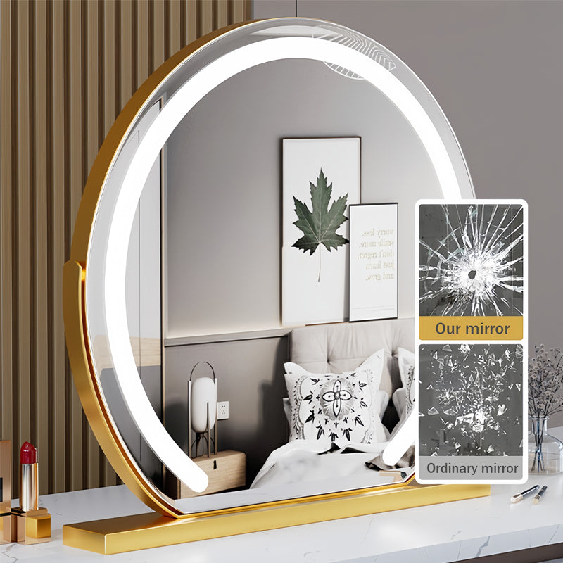 Espejo de Maquillaje LED Inteligente con Control Táctil