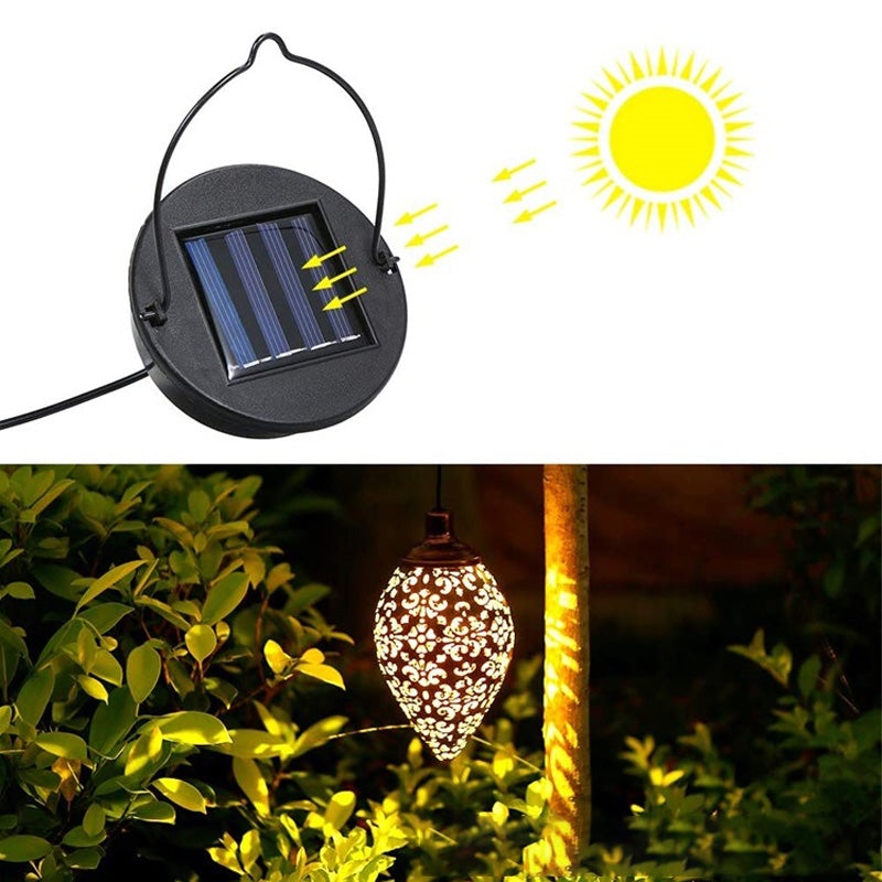 Lámpara de Jardín Solar Impermeable de Acero Inoxidable