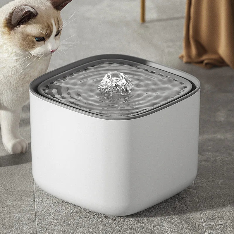 Fuente de Agua para Mascotas Ultra Silenciosa - Capacidad de 3L | Material Libre de BPA