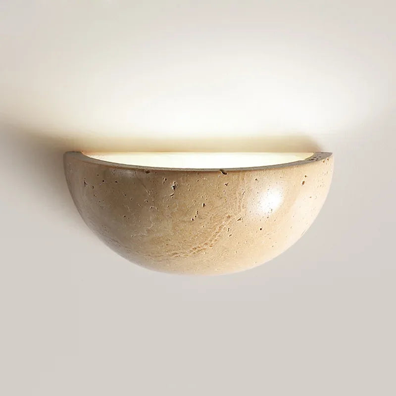 Luz de Pared LED de Piedra Elegante con Eficiencia Energética