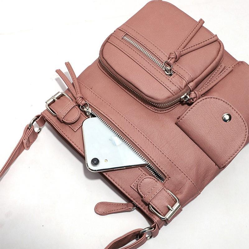 Bolso de Dama Impermeable con Amplias Opciones de Almacenamiento