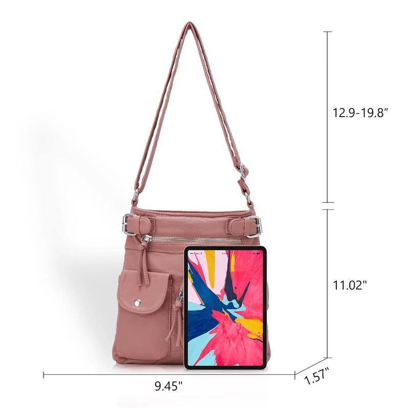 Bolso de Dama Impermeable con Amplias Opciones de Almacenamiento