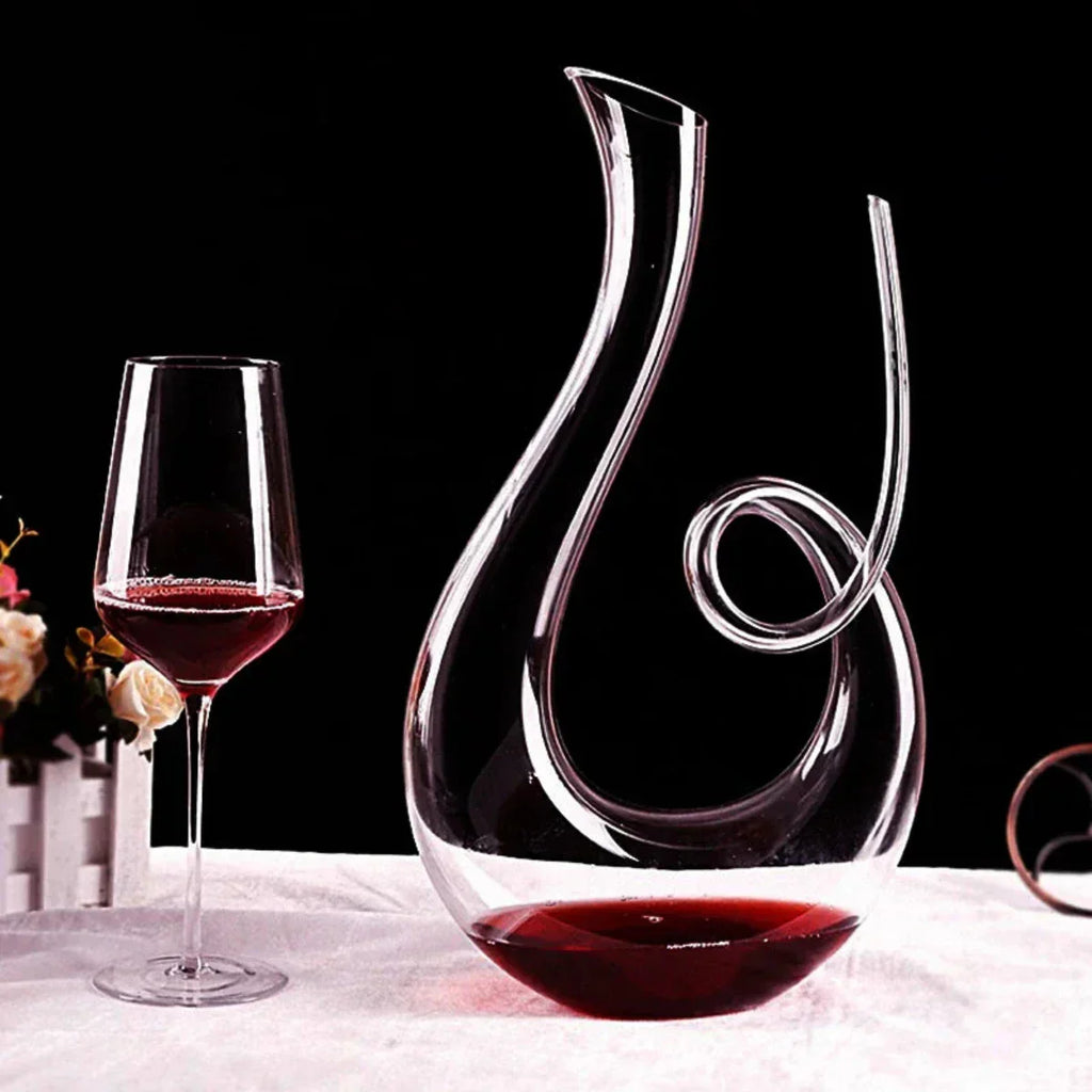 Decantador de Vino CrystalElegance | Diseño Hecho a Mano Sin Plomo