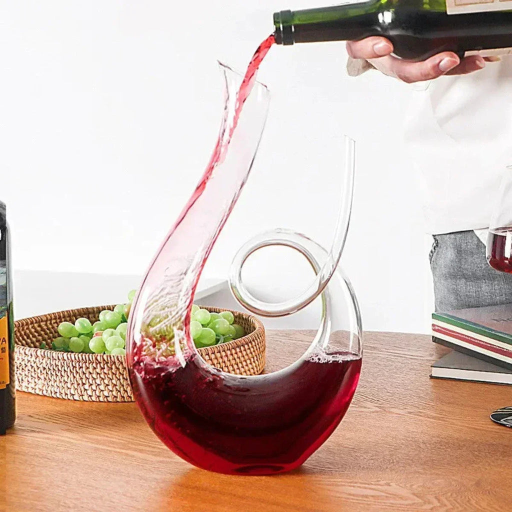 Decantador de Vino CrystalElegance | Diseño Hecho a Mano Sin Plomo