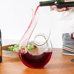 Decantador de Vino CrystalElegance | Diseño Hecho a Mano Sin Plomo