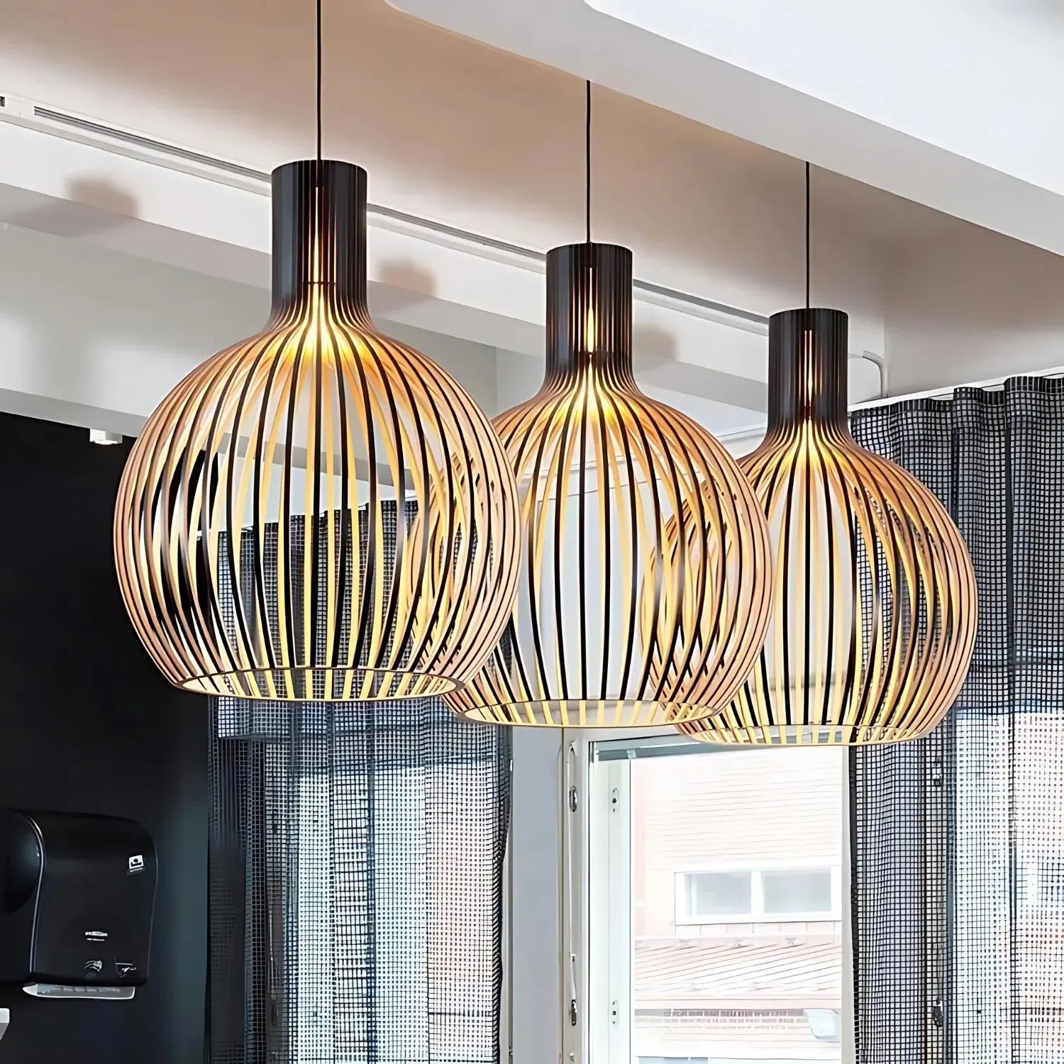 Lámpara Colgante Danesa Elegante - Diseño Escandinavo - Ajustable