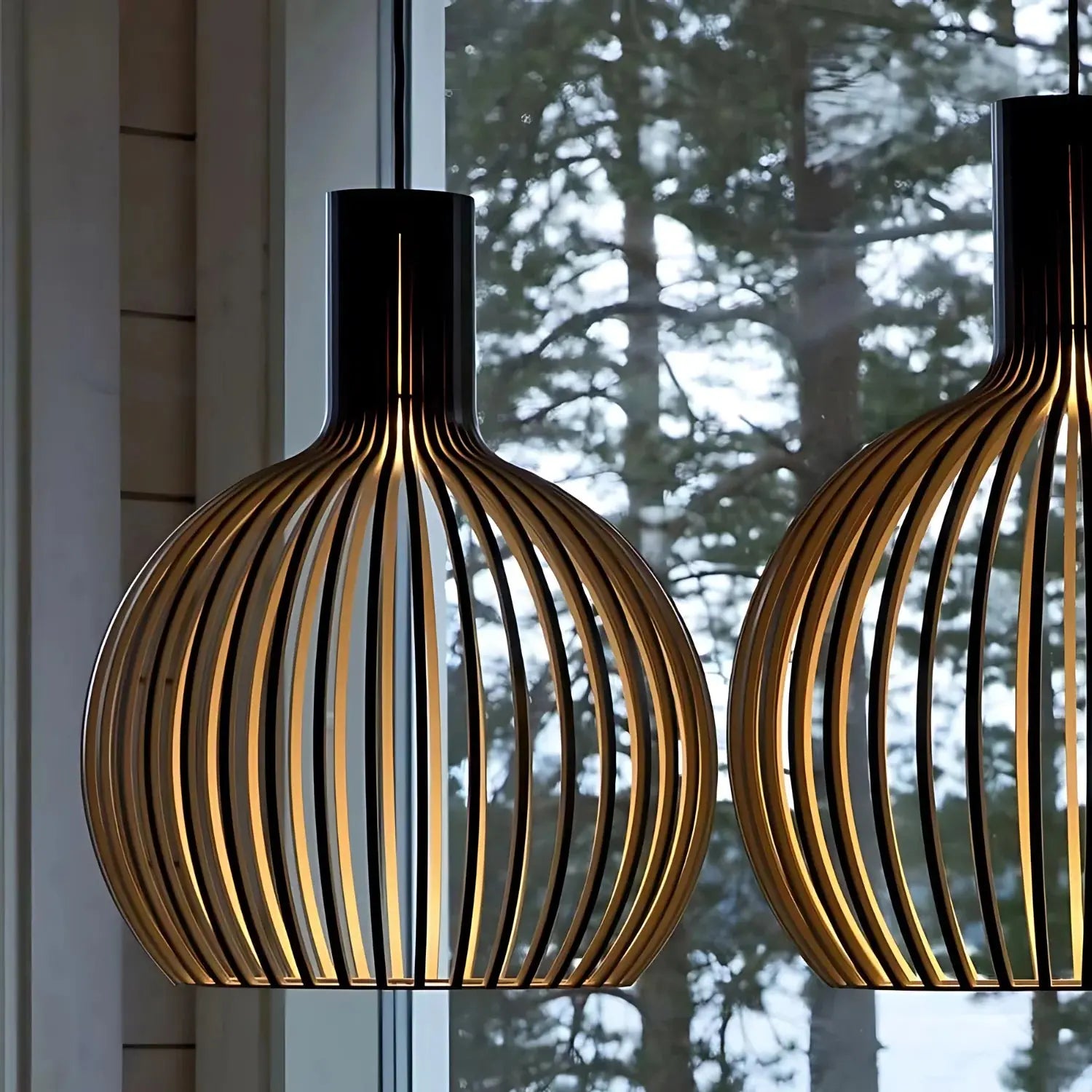 Lámpara Colgante Danesa Elegante - Diseño Escandinavo - Ajustable