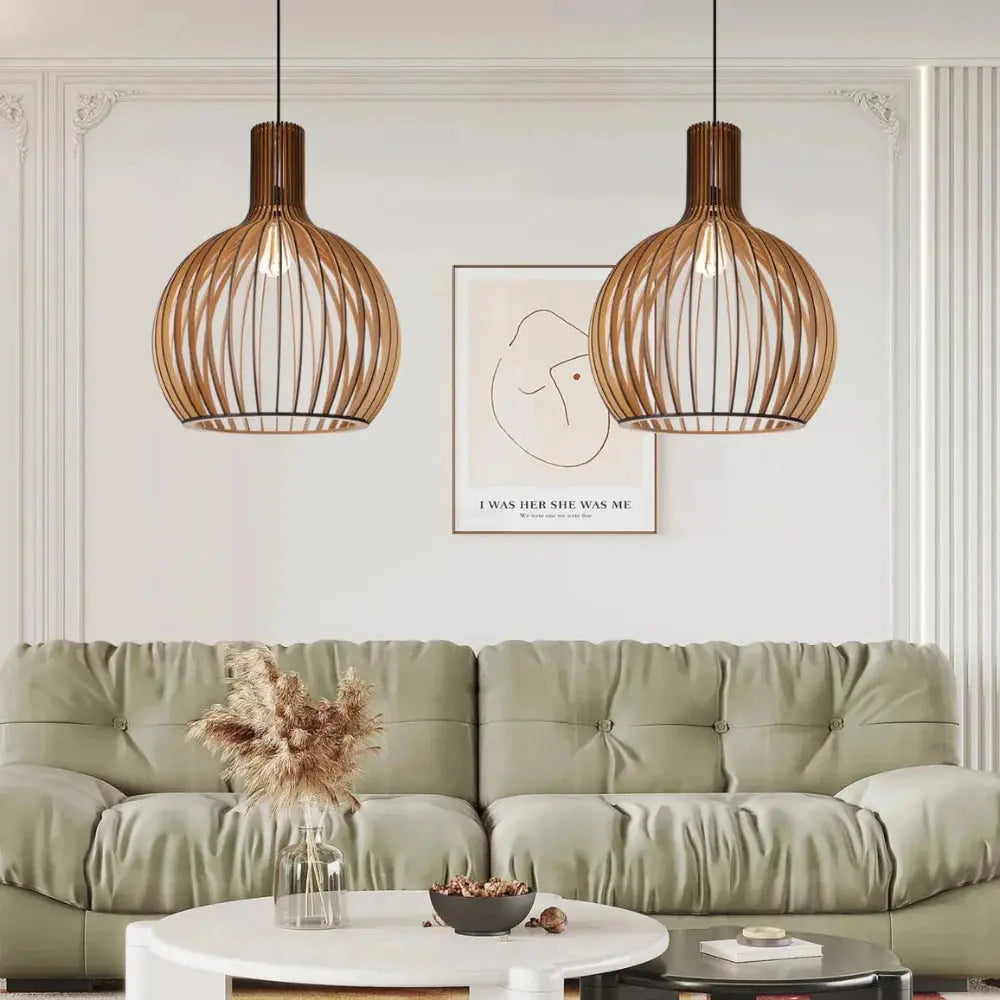 Lámpara Colgante Danesa Elegante - Diseño Escandinavo - Ajustable