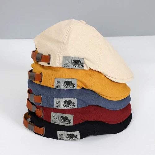 Elegante Boina Ajustable para Hombres