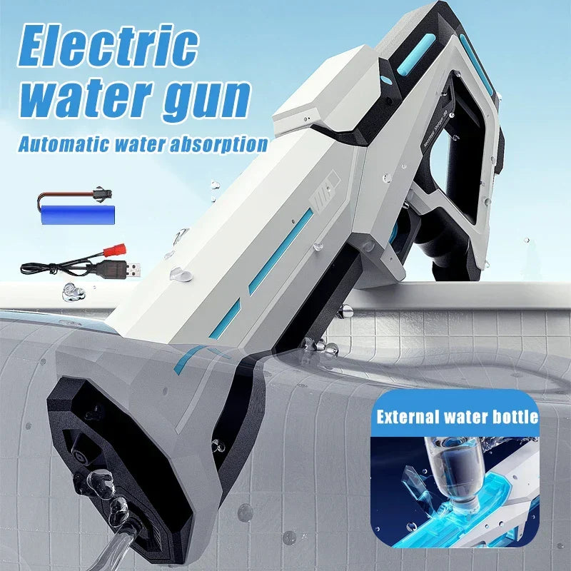 Pistolas de Agua Eléctricas - Potentes Chorros de Agua Automáticos