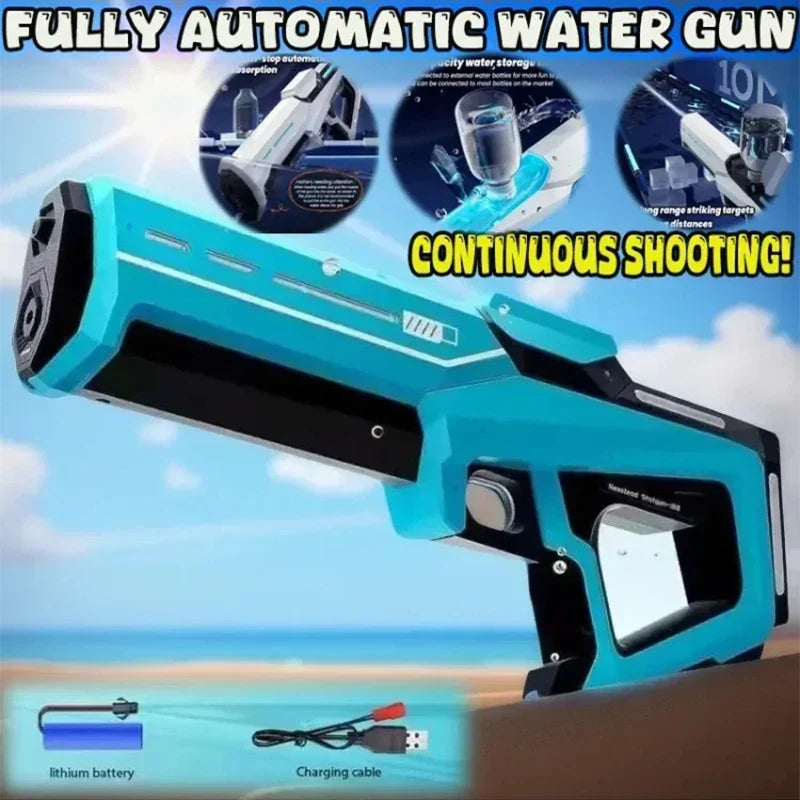 Pistolas de Agua Eléctricas - Potentes Chorros de Agua Automáticos