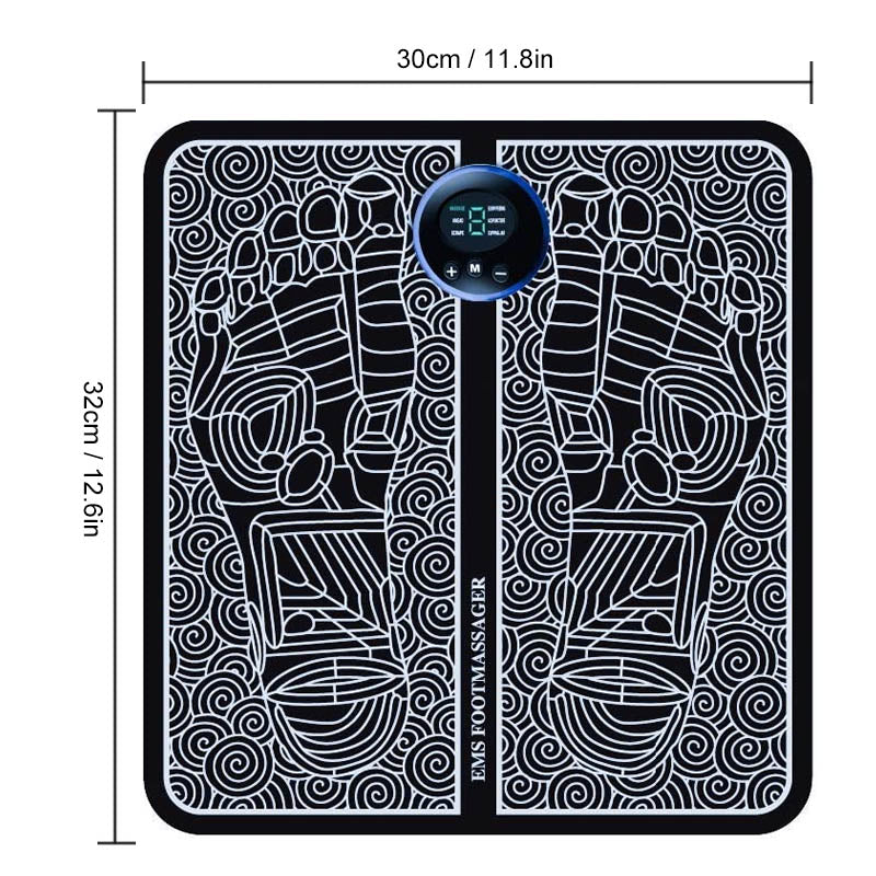 Dispositivo Eléctrico EMS de Masaje para Pies para Alivio del Dolor