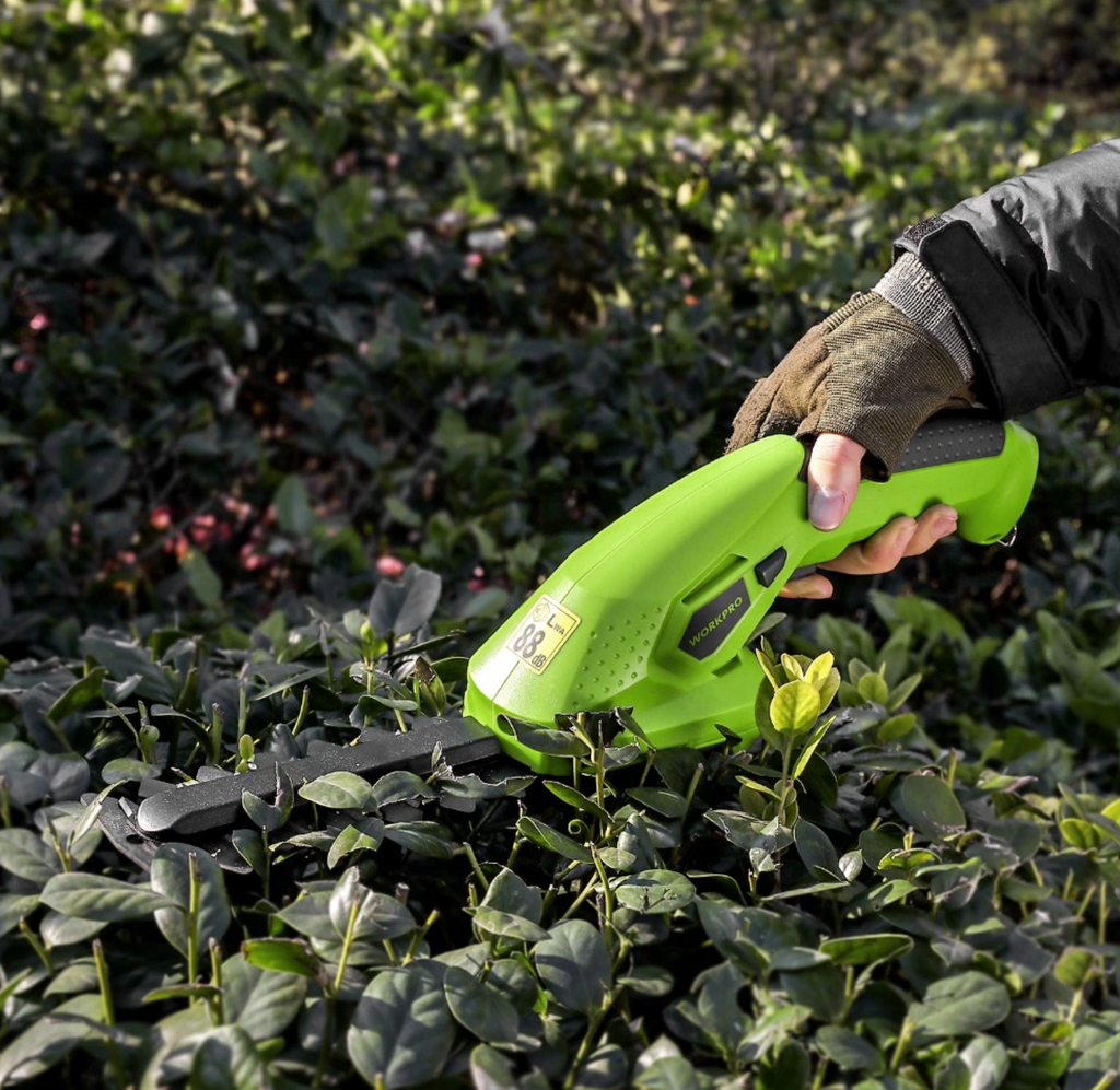 Cortasetos Eléctrico Inalámbrico – Ligero y Eficaz para el Jardín