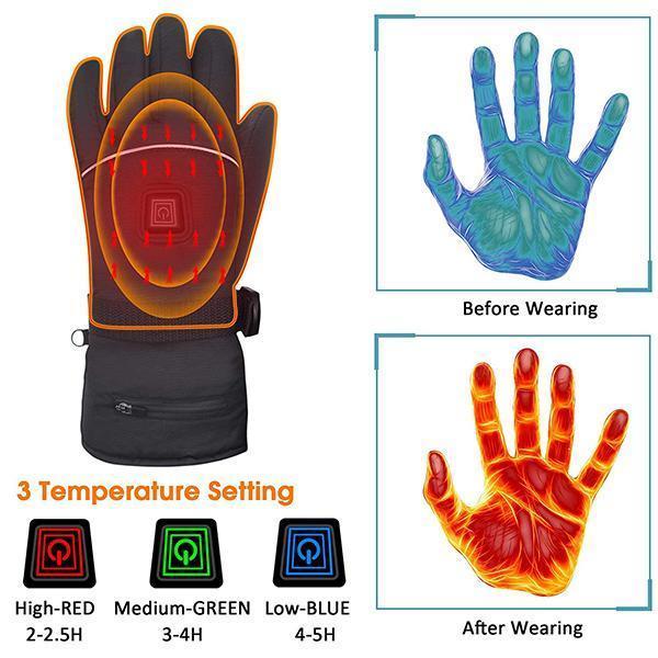 Guantes Térmicos Eléctricos para Hombre y Mujer - Ajustables