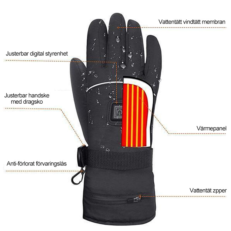 Guantes Térmicos Eléctricos para Hombre y Mujer - Ajustables